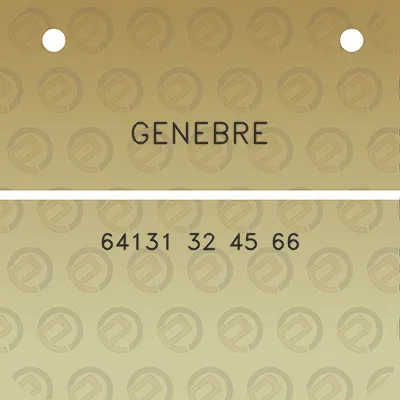 genebre-64131-32-45-66