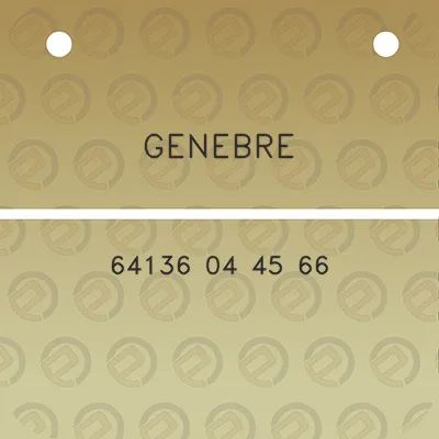 genebre-64136-04-45-66