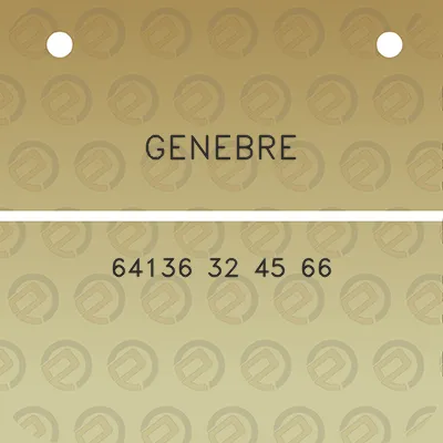 genebre-64136-32-45-66