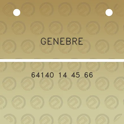 genebre-64140-14-45-66