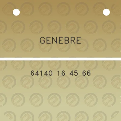 genebre-64140-16-45-66