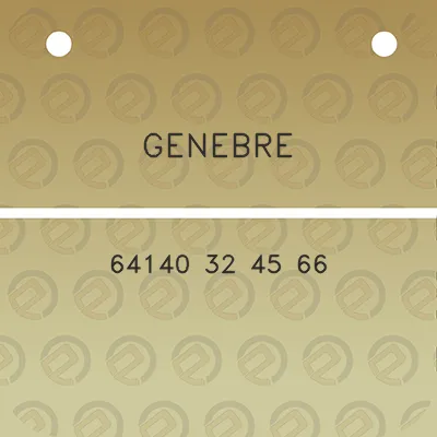 genebre-64140-32-45-66