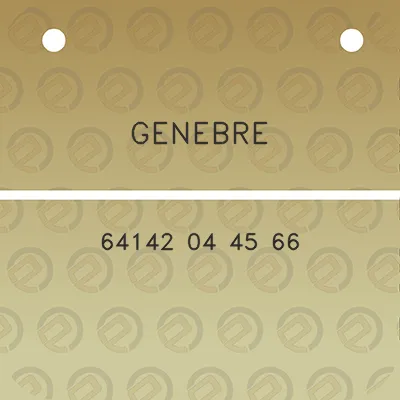 genebre-64142-04-45-66