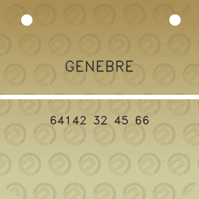 genebre-64142-32-45-66