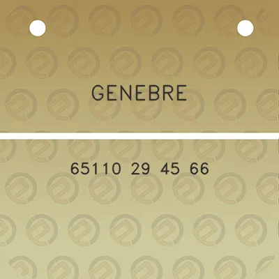 genebre-65110-29-45-66