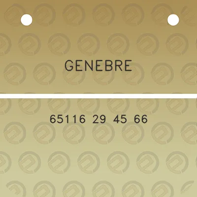 genebre-65116-29-45-66