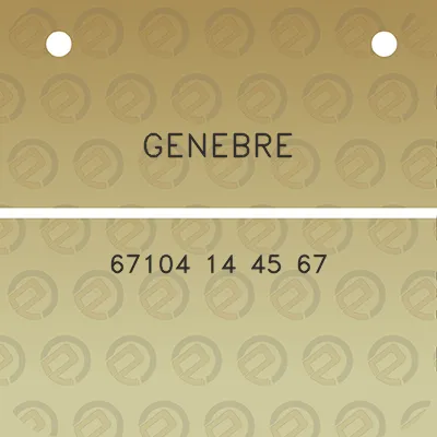 genebre-67104-14-45-67