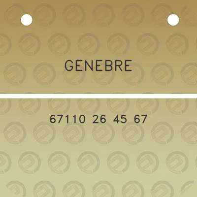 genebre-67110-26-45-67