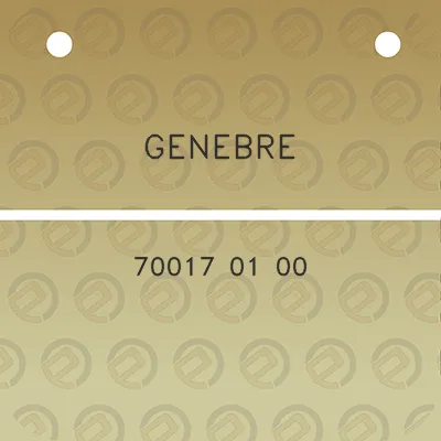 genebre-70017-01-00