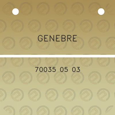 genebre-70035-05-03