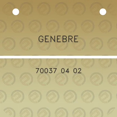 genebre-70037-04-02