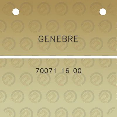 genebre-70071-16-00