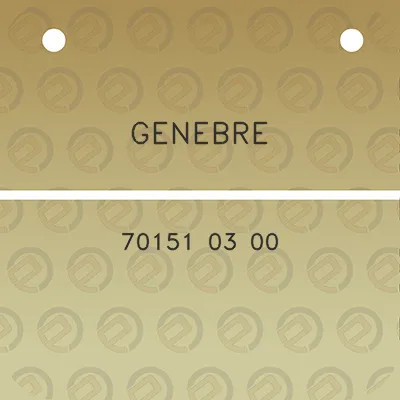 genebre-70151-03-00