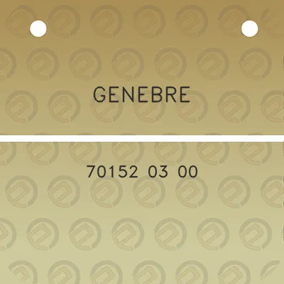 genebre-70152-03-00