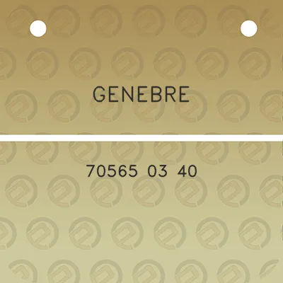 genebre-70565-03-40