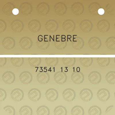 genebre-73541-13-10