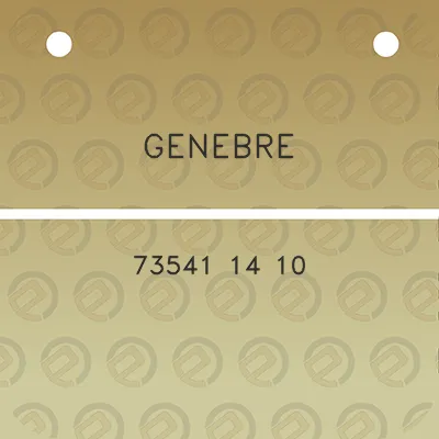 genebre-73541-14-10