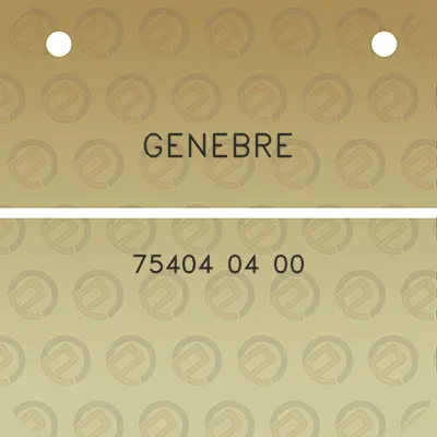 genebre-75404-04-00