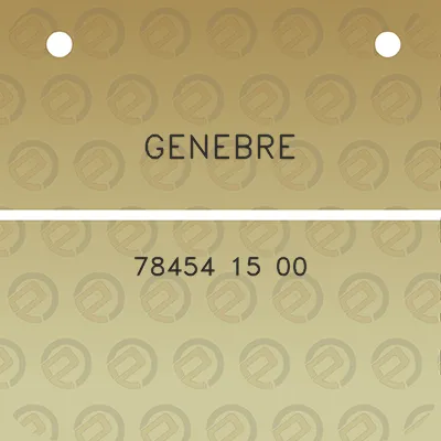 genebre-78454-15-00