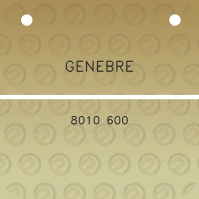 genebre-8010-600