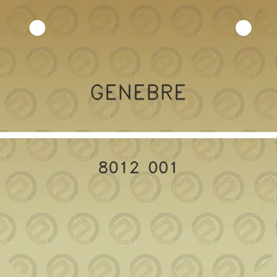 genebre-8012-001