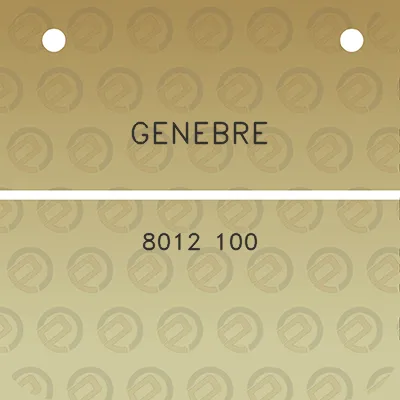 genebre-8012-100