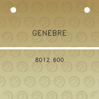 genebre-8012-600