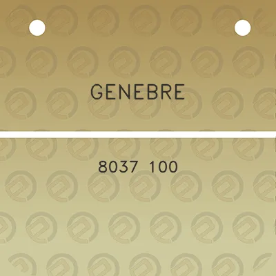 genebre-8037-100