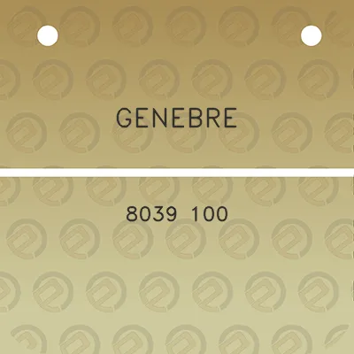 genebre-8039-100