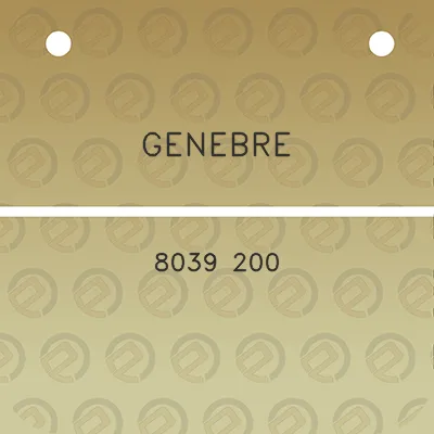 genebre-8039-200