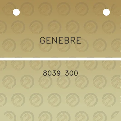 genebre-8039-300