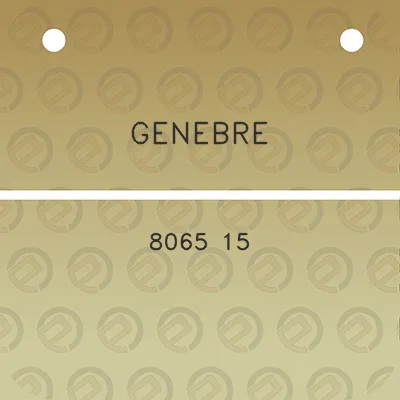 genebre-8065-15