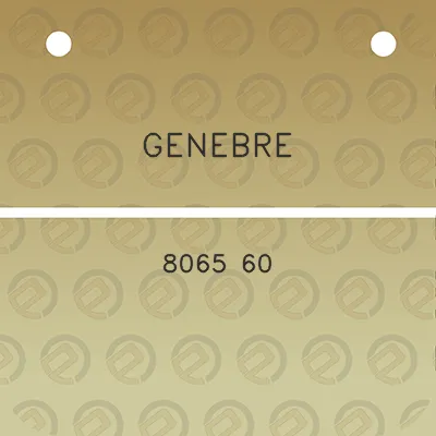 genebre-8065-60