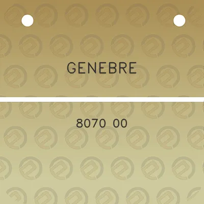 genebre-8070-00