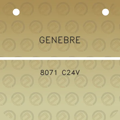 genebre-8071-c24v