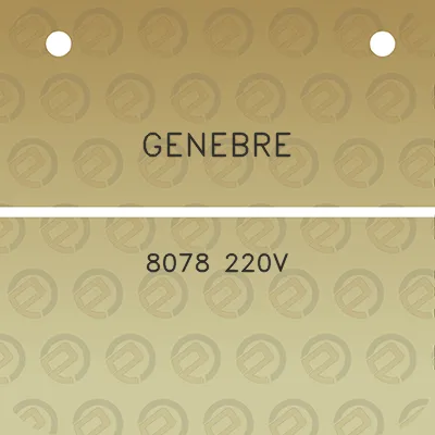 genebre-8078-220v