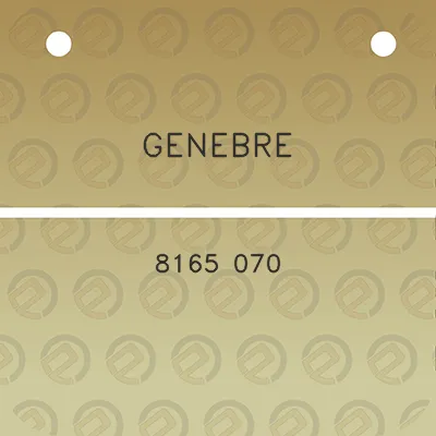 genebre-8165-070