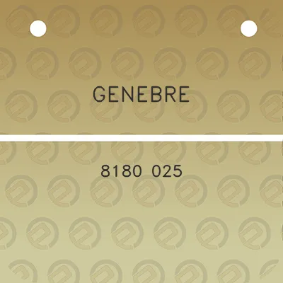 genebre-8180-025