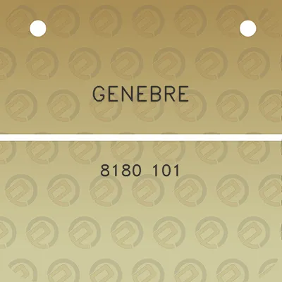 genebre-8180-101