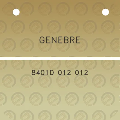 genebre-8401d-012-012