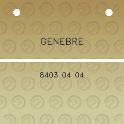 genebre-8403-04-04