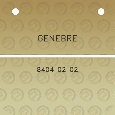 genebre-8404-02-02