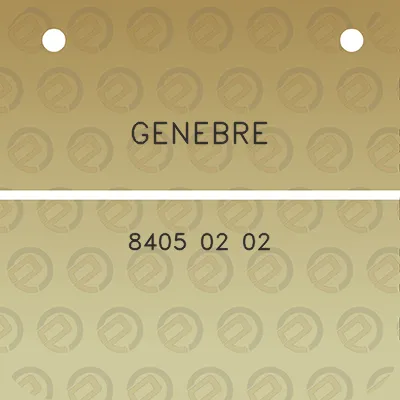 genebre-8405-02-02