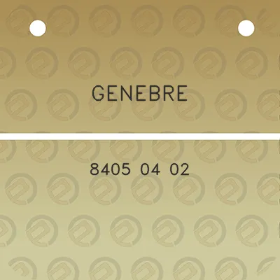 genebre-8405-04-02