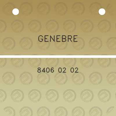 genebre-8406-02-02