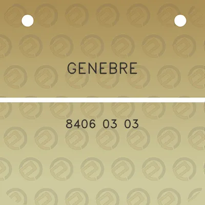 genebre-8406-03-03