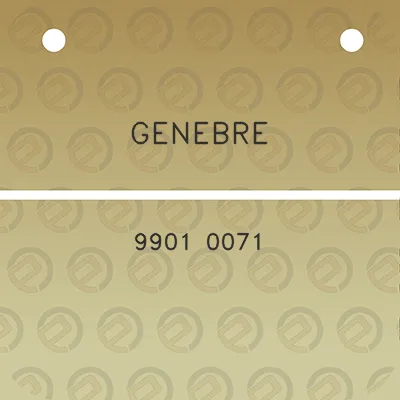 genebre-9901-0071