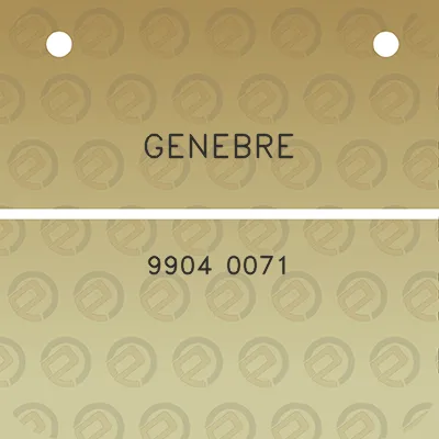 genebre-9904-0071