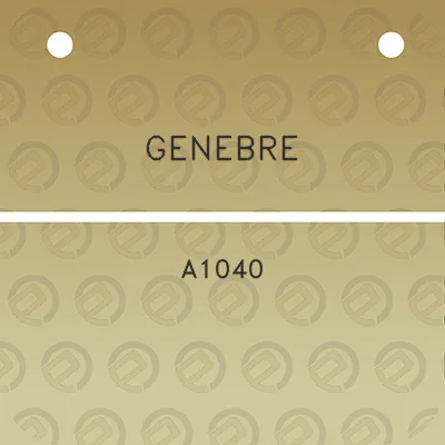 genebre-a1040