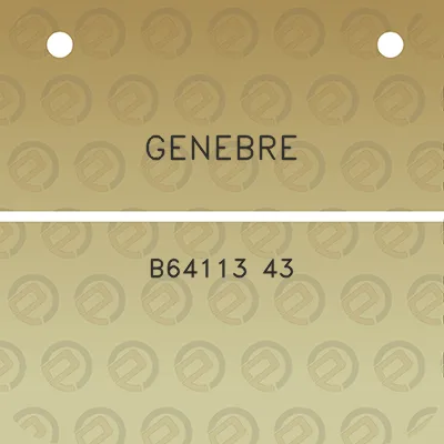 genebre-b64113-43